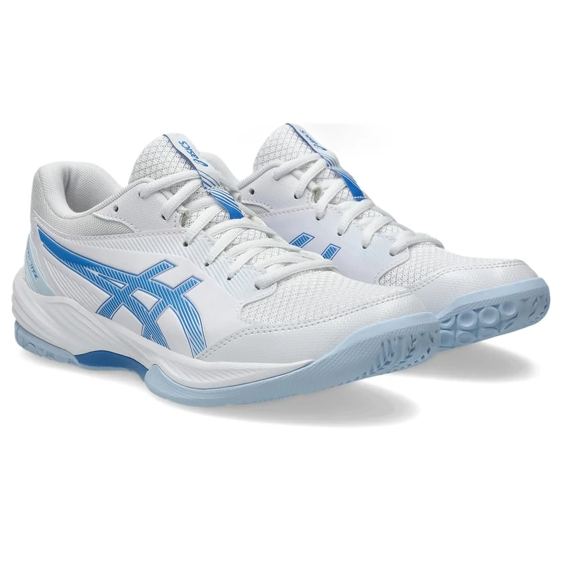 ASICS 1072A106-102 Gel-Task 4 Women White/Blue Coast UK 5.5