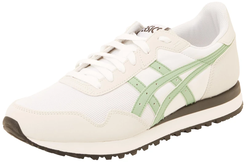 ASICS 1203A612-100 Tiger Runner II Men White/Dark Mint UK 9