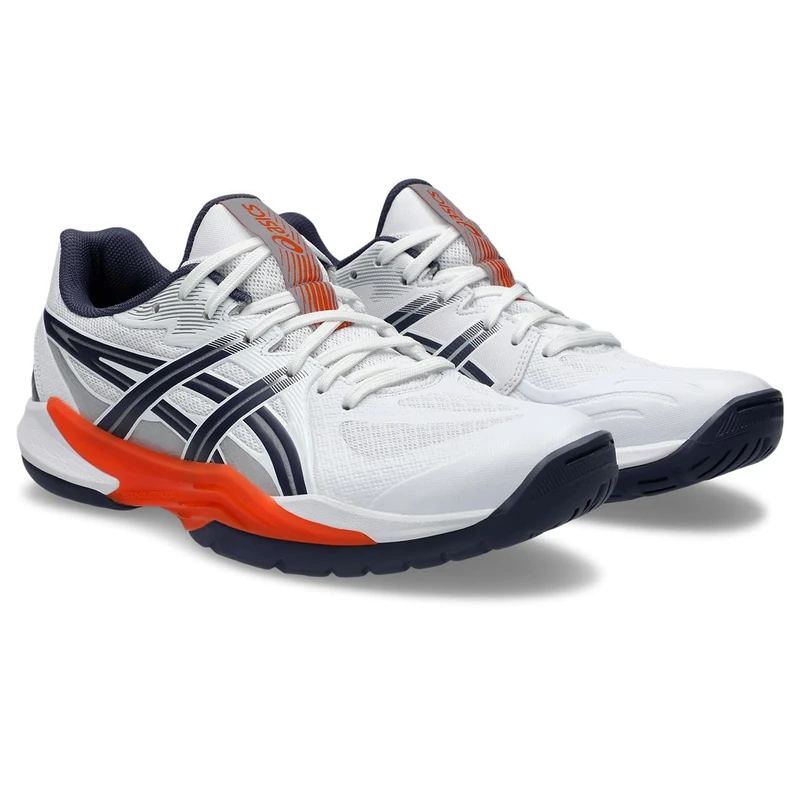 ASICS 1071A101-102 POWERBREAK FF Men White/NOVA Orange UK 10.5
