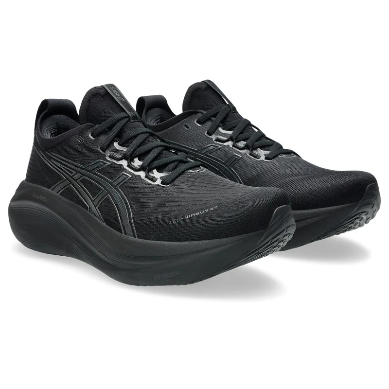 ASICS 1011B958-001 Gel-Nimbus 27 Men Black/Graphite Grey UK 10.5 - Image 1