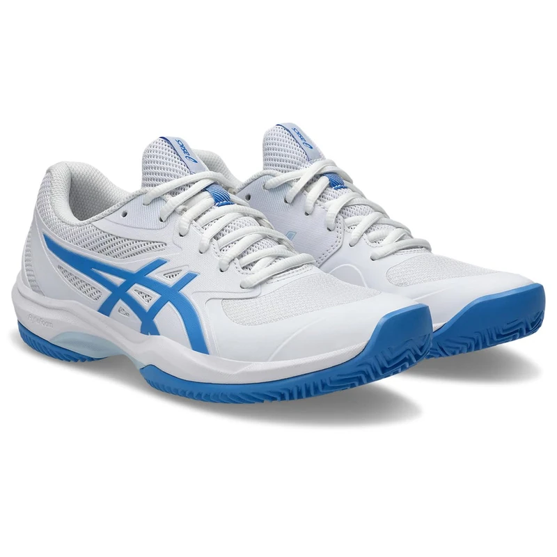 ASICS 1042A282-100 Game FF Clay Women White/Blue Coast UK 5.5