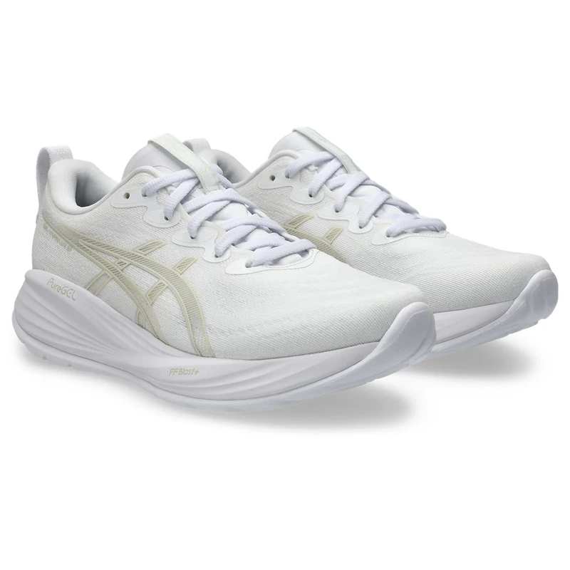 ASICS Womens Gel-Cumulus 27 Sneaker, White Lake Grey, 6.5 UK