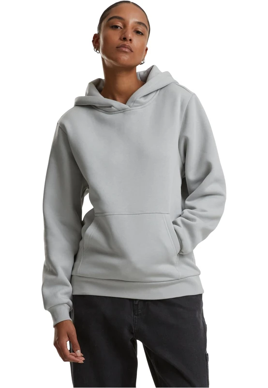 Urban Classics Ladies Fluffy Hoody Light Asphalt, XXL - Image 1