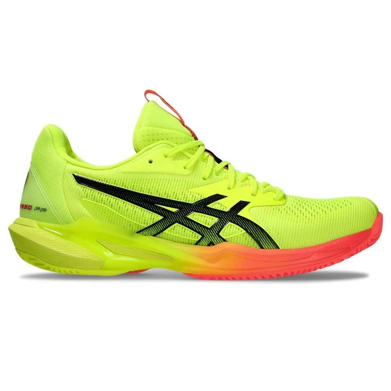 ASICS Solution Speed FF 3 Clay Paris Sneaker Safety Yellow Black