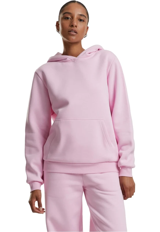 Urban Classics Ladies Fluffy Hoody, Soft pink, XXL