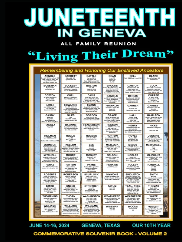 Juneteenth 2024 Commemorative Souvenir Book: Remembering and Honoring Our Enslaved Ancestors