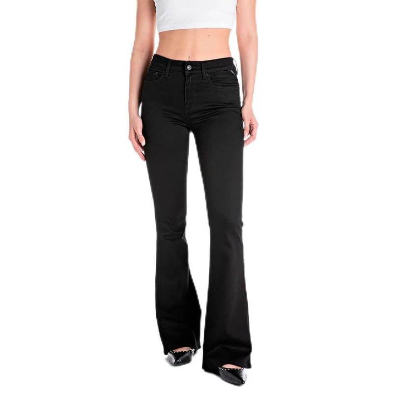 Replay Women's Joella Jeans, 098 Black, 32W x 30L