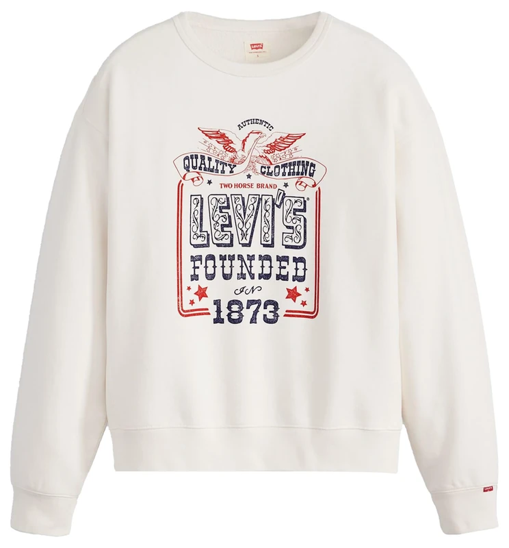 LEVIS A7288-0047 Women's Sweatshirts, Levi's Founded in 18, L