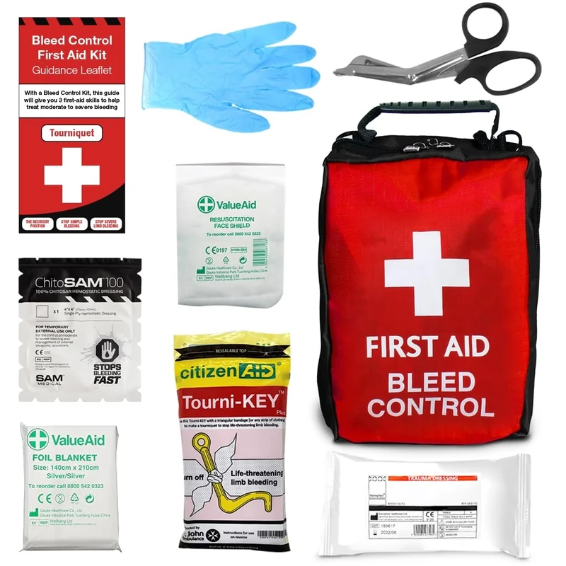 Value Aid Bleed Control Kit - Enhanced with Tourni-Key - Soft Case