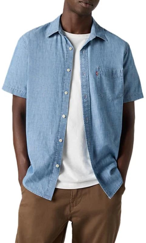 Levi's 86624-0062 Men's Tops, Sebastian Chambray L, L