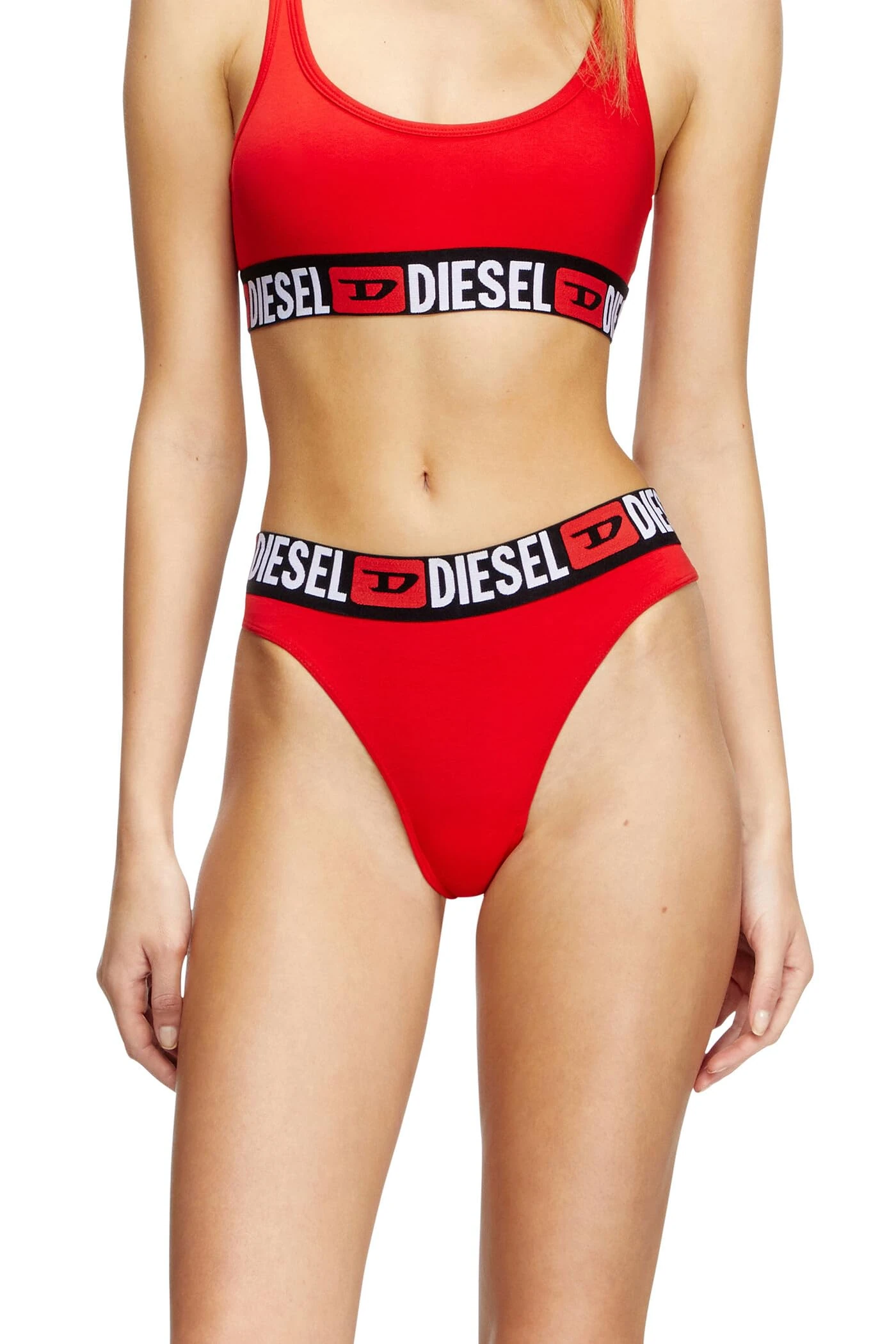 Diesel Women's Ufst-Stars-threepack G-String Panties, Multi-Coloured, S