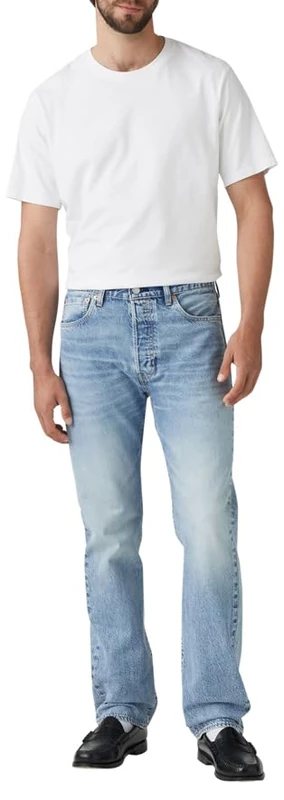 Levi's Men's 501 Original Fit Jeans, Low on Sleep LTWT, 38W / 30L