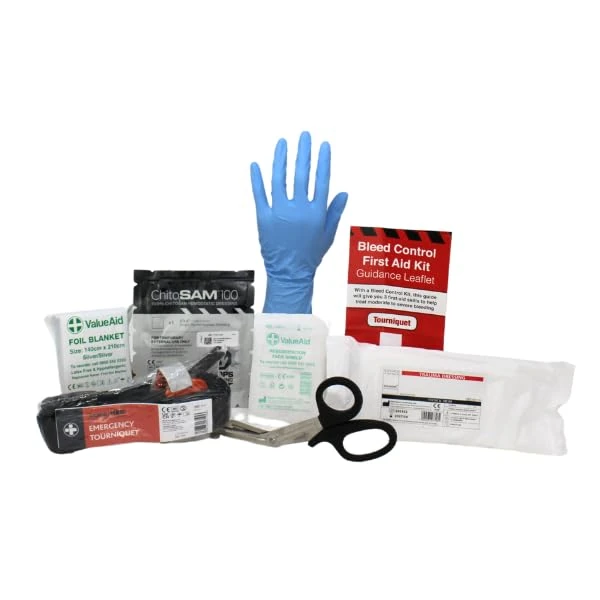 Value Aid Bleed Control Kit - Enhanced Refill with Tourniquet