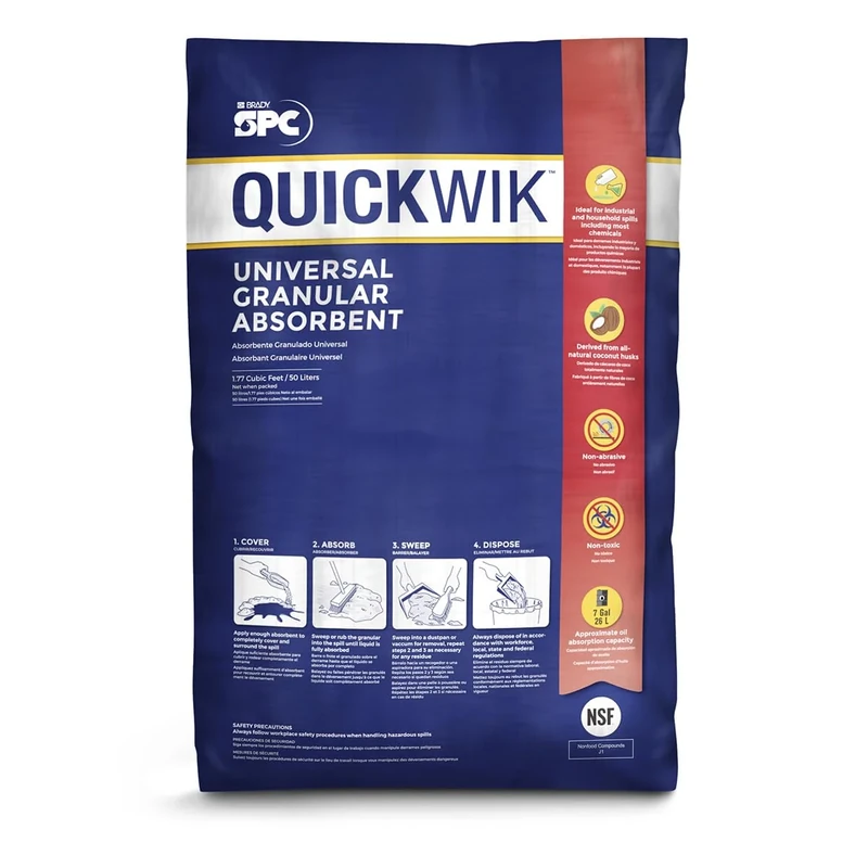 QUICKWIK Universal Granular Absorbent 50 litre Bag