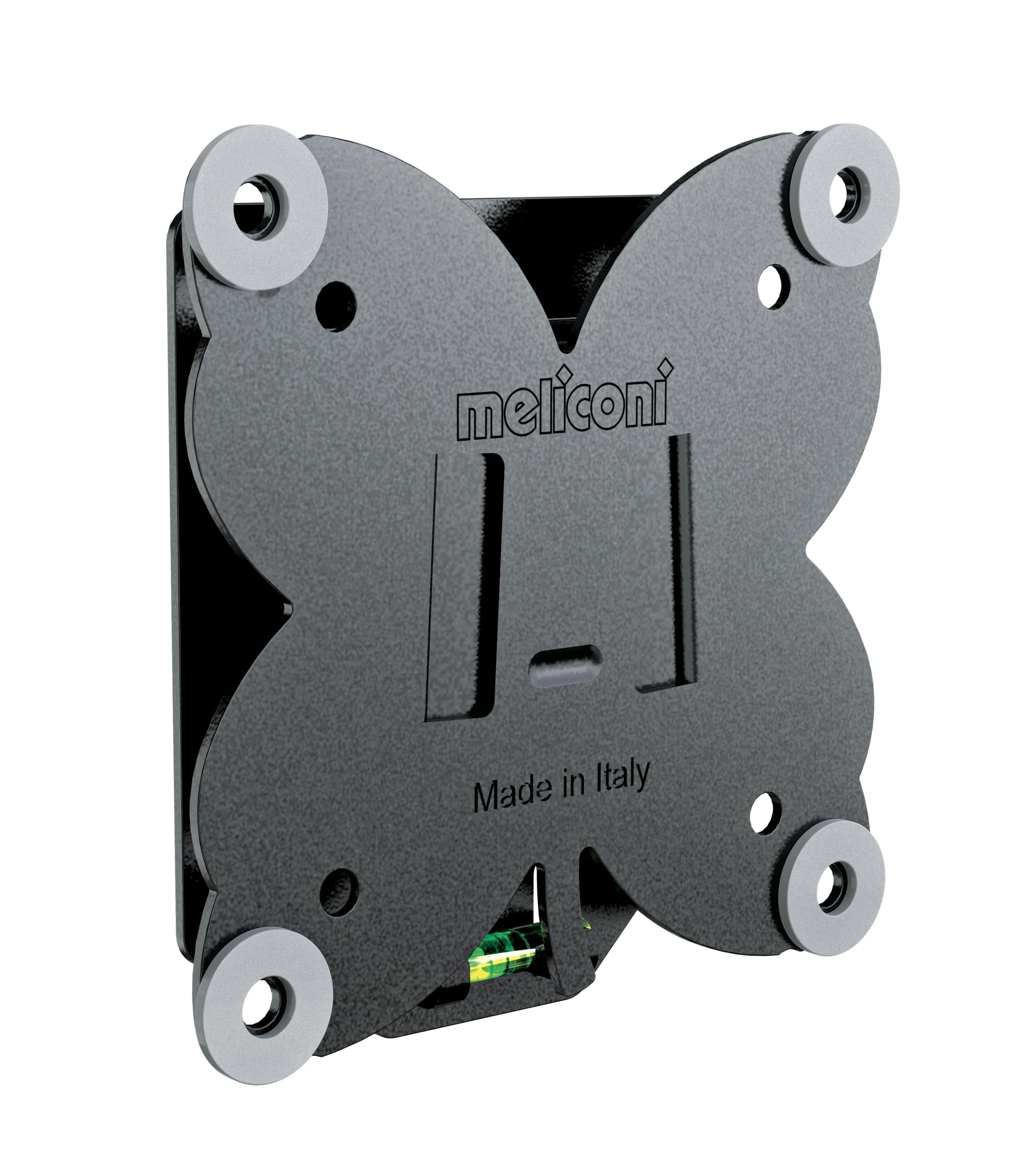 Meliconi Slimstyle Plus 100 S Fixed TV Wall Mount Also Suitable for Plasterboard TVs 14" to 32" Vesa 75-100 Made in Italy