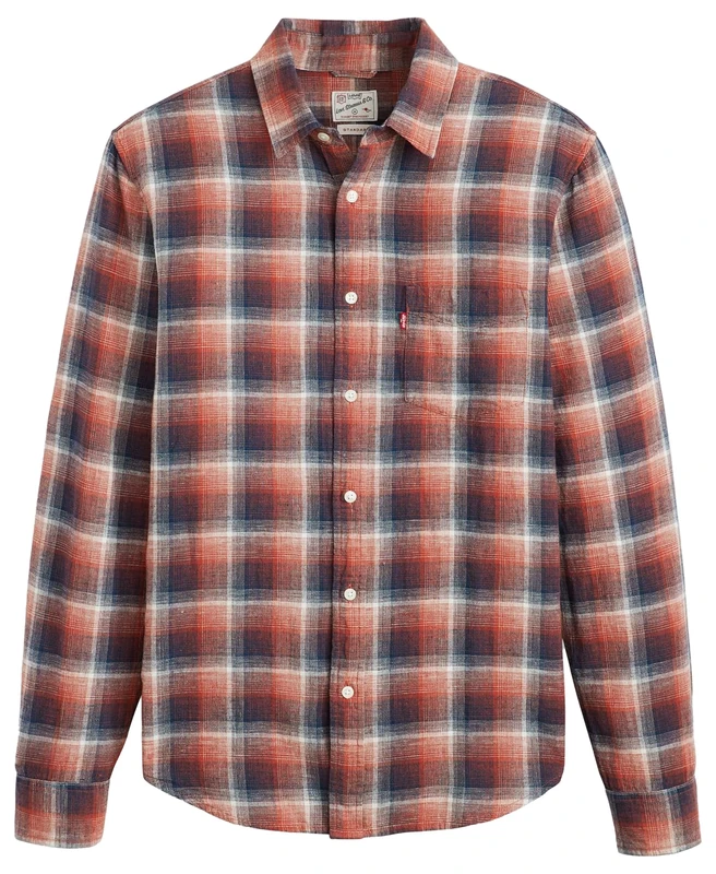 Levi's 85746-0179 Men's Tops, Nolan Plaid Dress Bl, M