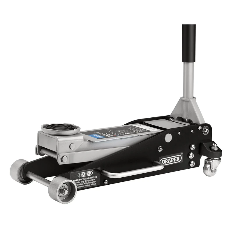 Draper 13929 Aluminium and Steel Racing Trolley Jack, 2.5 Tonne