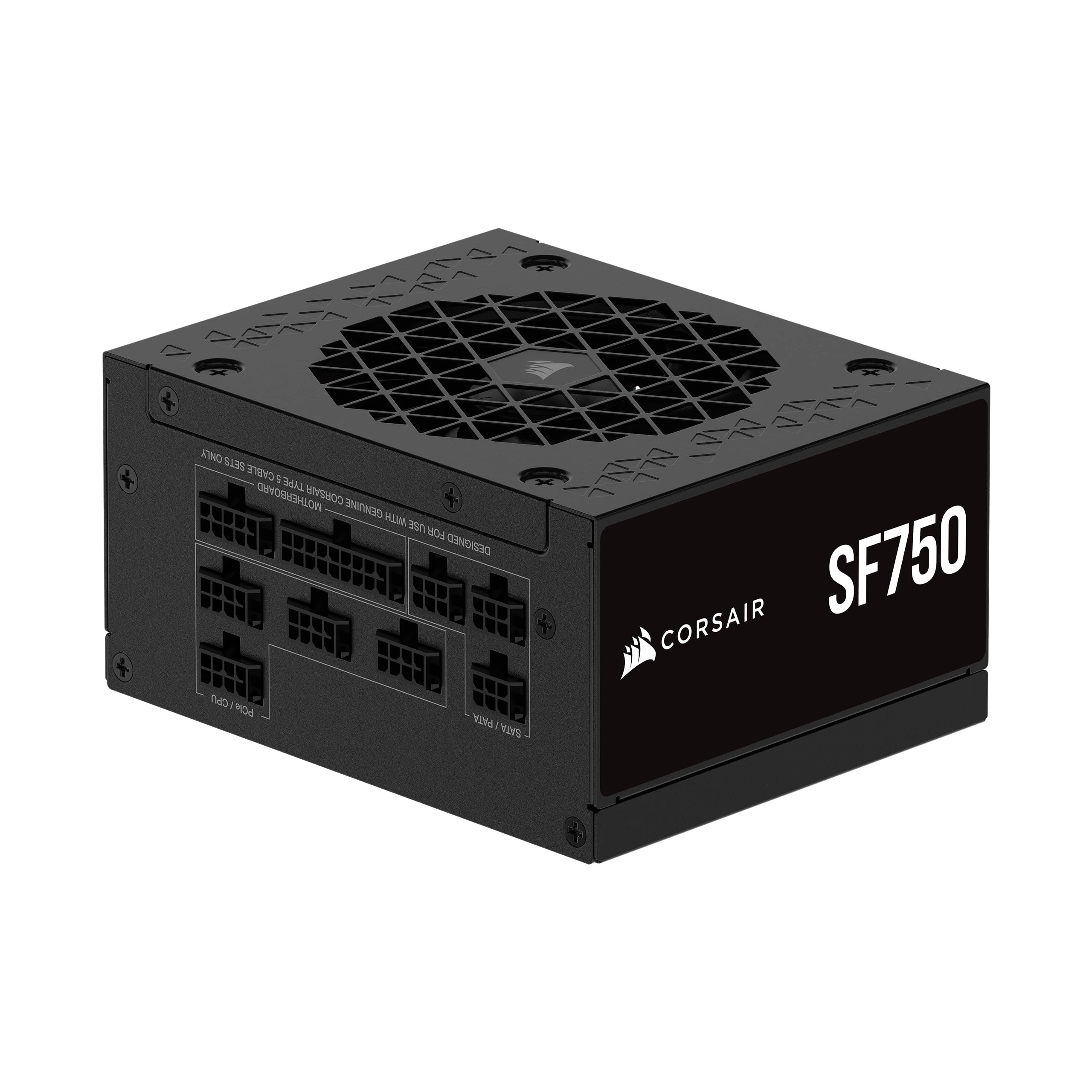 CORSAIR SF750 (2024) Fully Modular Low Noise 80 PLUS Platinum ATX Power Supply – ATX 3.1 Compliant – PCIe 5.1 Ready – SFX-to-ATX Bracket Included – Black