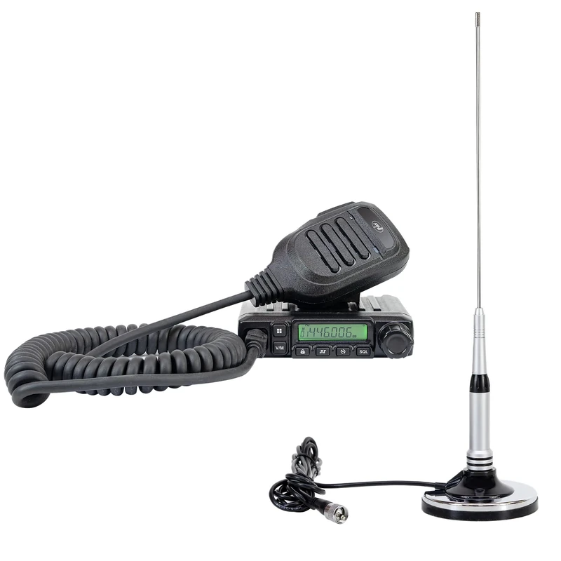 PNI Escort HP 446 UHF radio station package, 199 channels and PNI UF400 antenna with magnet