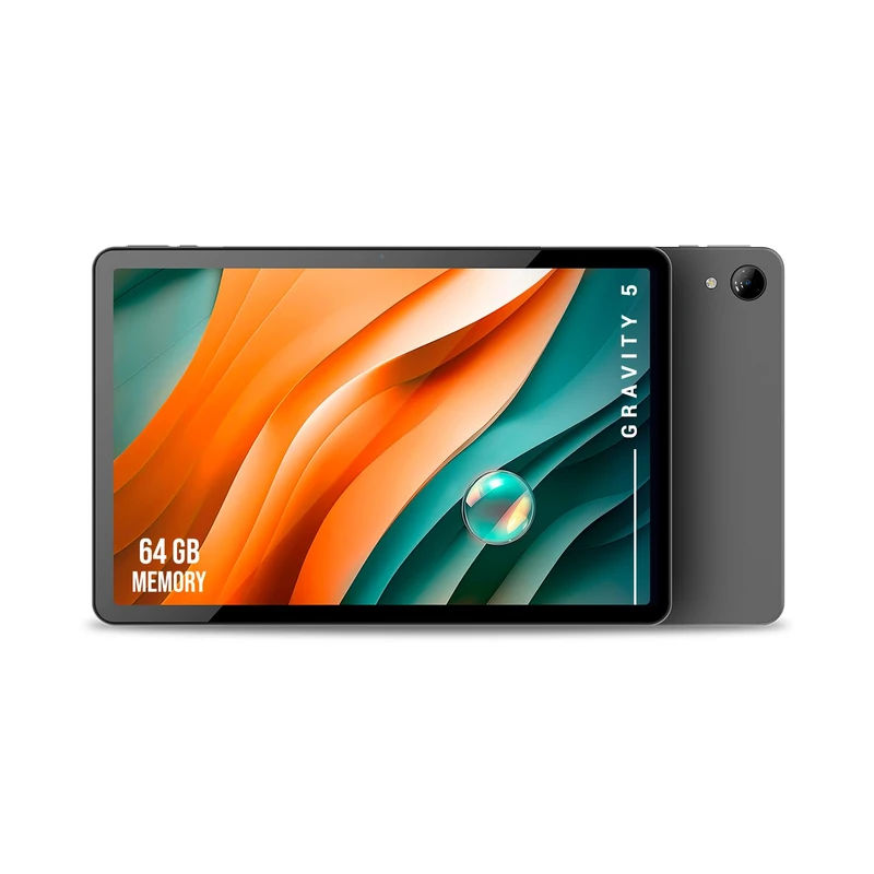 SPC Gravity 5 – 11 Inch Tablet Black, InCell IPS Screen, Octa-Core, 6000 mAh, 4GB RAM, 64GB Expandable Storage, WiFi 6, Reverse Charge, Android 13