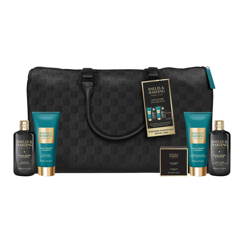 Baylis & Harding Mens Signature Luxury Weekend Travel Bag Gift Set 1 Pack