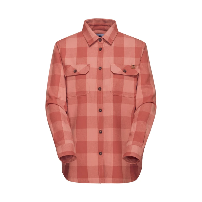 Mammut Tamaro Longsleeve Shirt Women Quartz dust-Brick XS