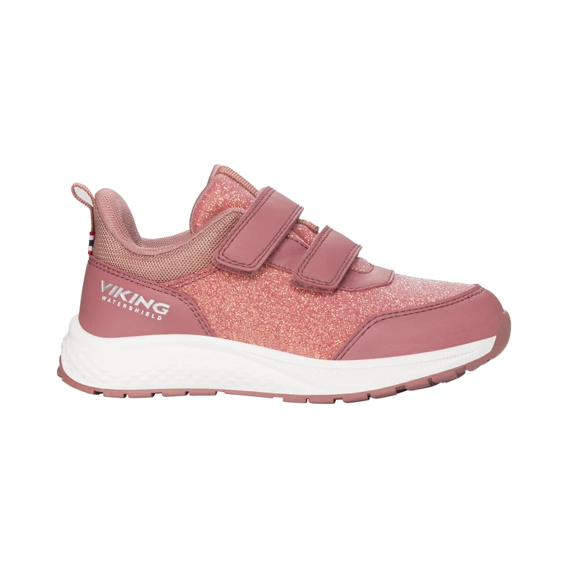 Viking Unisex Children's Bouncy Glitter Wp 2V Walking Shoe, Pink, 7 UK Child