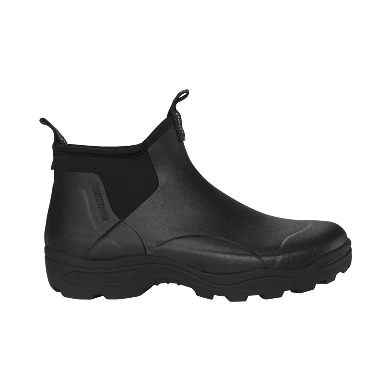 Viking Unisex Gravel Neo Rain Boot, black, 8 UK