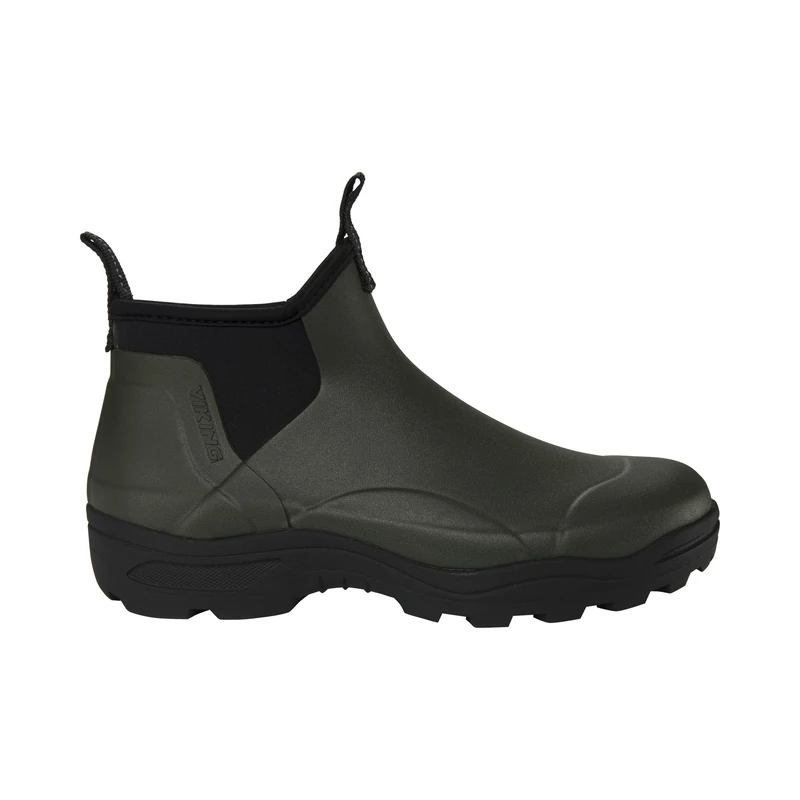 Viking Unisex Gravel Neo Rain Boot, olive, 10 UK