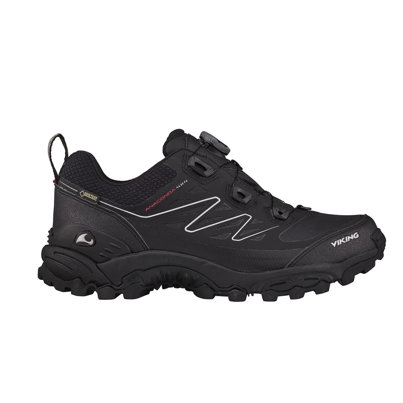 Viking Anaconda 4x4 Low GTX BOA, Black/Orange, 12 UK