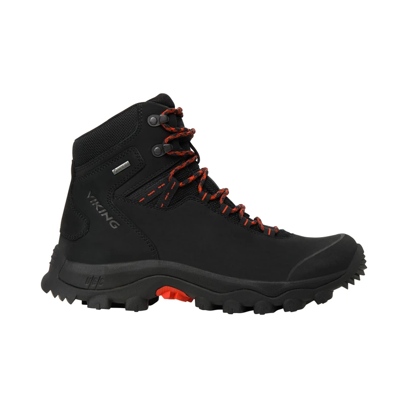 Viking Villrein Mid GTX, Black Red, 9 UK