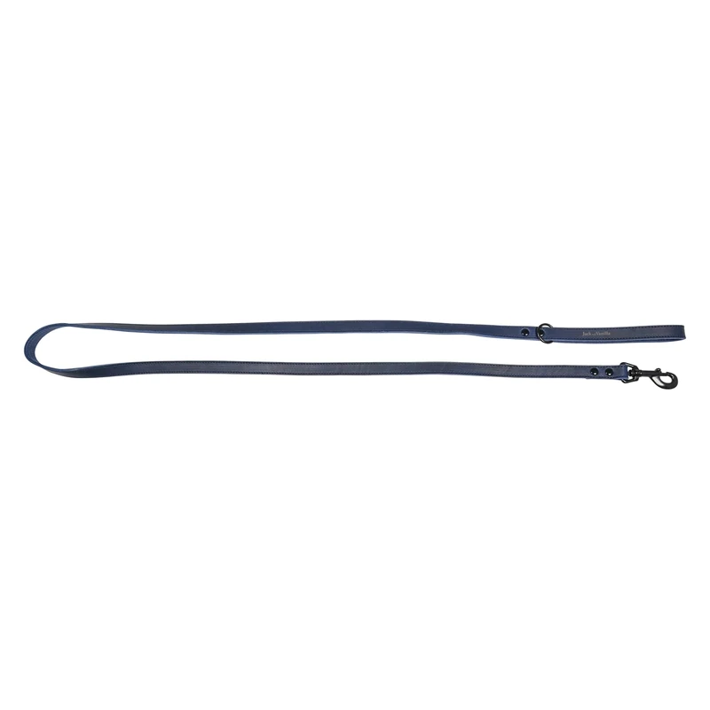 JACK AND VANILLA, Long Dog Lead, Black Label Model, Blue, Size 18 mm x 180 cm