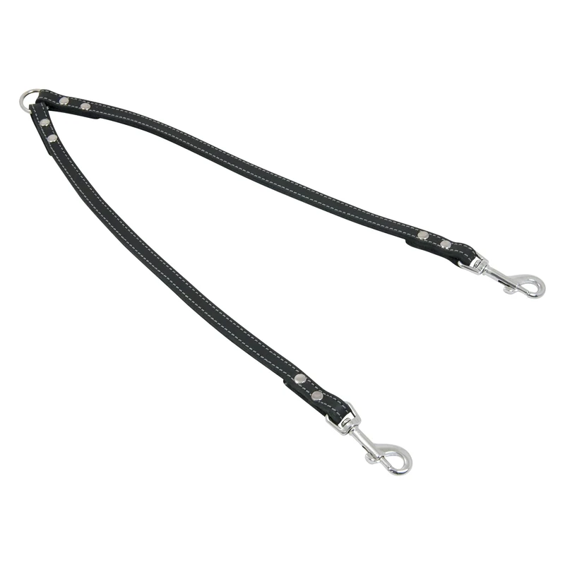 JACK AND VANILLA, Training Lead for Dogs, Fat Leather, Black, Size 18 mm x 200 cm