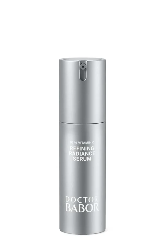 Doctor BABOR Refining Radiance Serum with Vitamin C, Hyaluronic Acid and Omega-3 Fatty Acids, Vitamin E, Against Wrinkles and Oxidative Stress, For Smooth, Radiant and Even Skin, Vegan, 30 ml