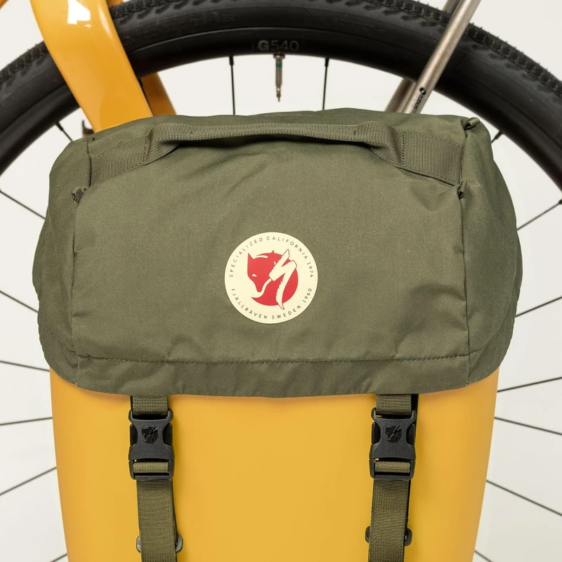 Fjällräven Cave Unisex Outdoor Lidpack Bicycle Bag, Green, One Size
