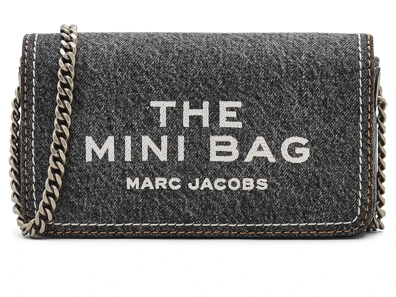MARC JACOBS Women's The MINI Bag, Black Wash