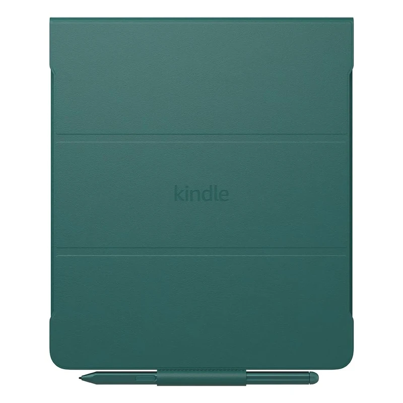 Amazon Kindle Scribe Leather Folio Cover with Magnetic Attach, Sleek Protective Case – Plant-Based Cover