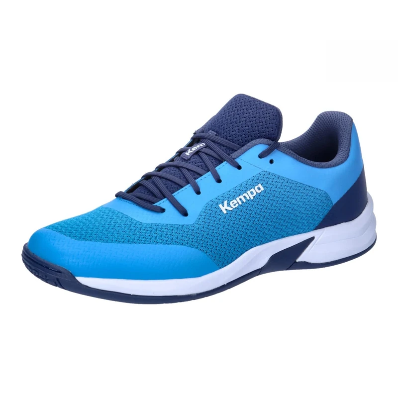 Kempa Unisex Kourtfly Three Sports Shoes, Blue White, 8.5 UK
