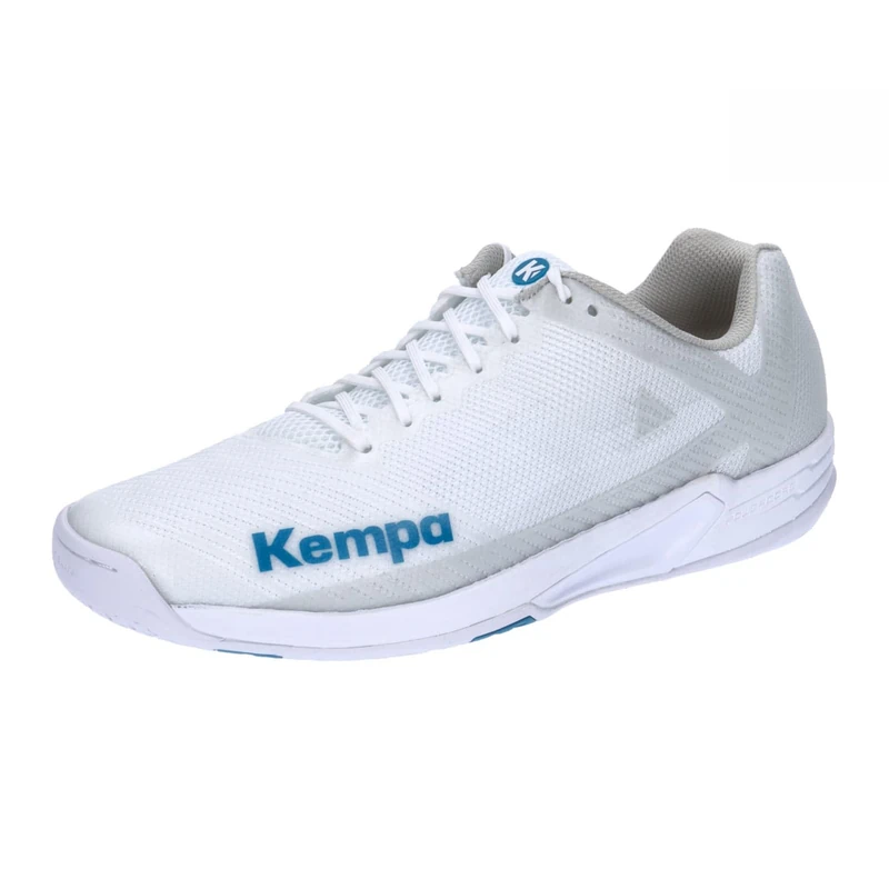 Kempa Wing Lite 2.0 Handball Shoes, White Deep Blue, 9 UK
