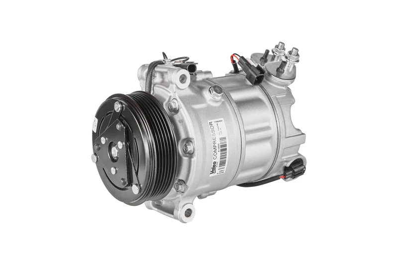 Valeo Compressor, Air Conditioning, Prefilled with Oil, 814866