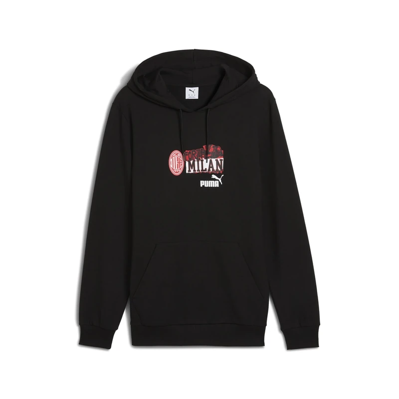 A.C. Milan - ftblNRGY Hoodie - Official Product - Black, M