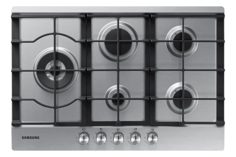 Samsung Series 3 Wok Burner NA75D3030AS/EU Gas Hob, Stainless Steel