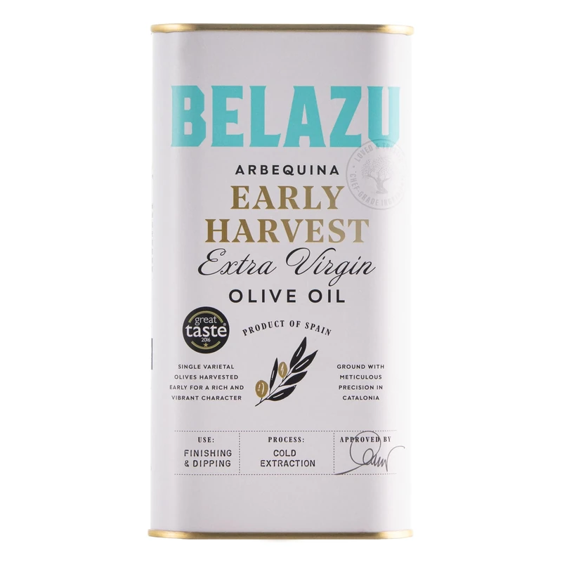 Belazu Early Harvest Olive Oil Tin 1 Litre (Pack of 12)