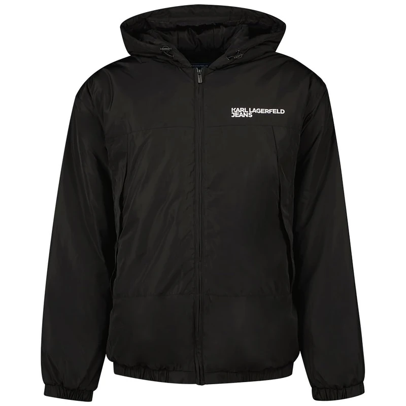 KARL LAGERFELD JEANS, Men's, Light Padded Jacket, Regular Fit, Black, L