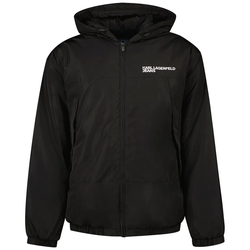 KARL LAGERFELD JEANS, Men's, Light Padded Jacket, Regular Fit, Black, M