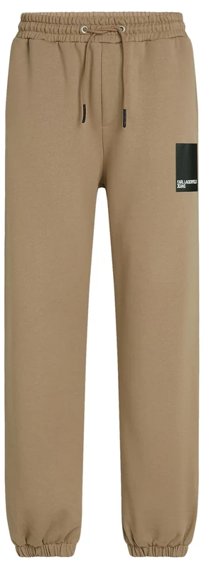 KARL LAGERFELD JEANS, Men's, Box Logo Sweatpant, Regular Fit, Beige, M