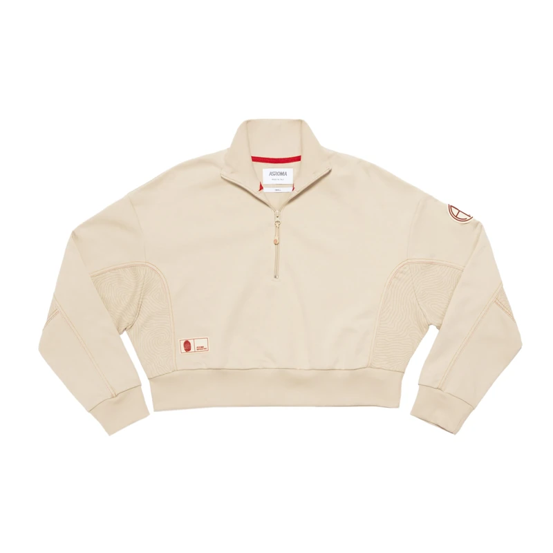 AS Roma Imprinting Sweatshirt White