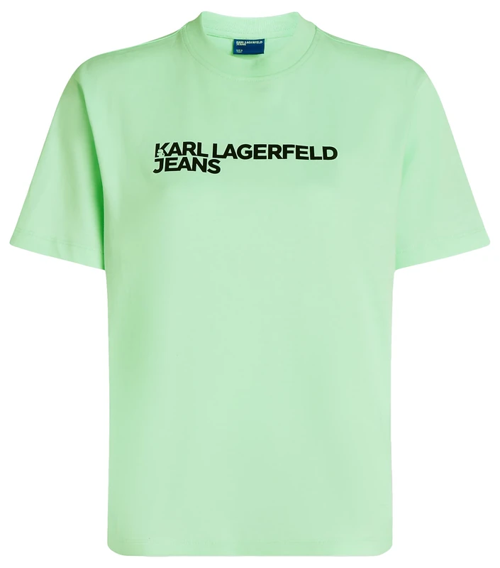 KARL LAGERFELD JEANS Women Regular Short Sleeve Essential T-Shirt Bay S - Image 1