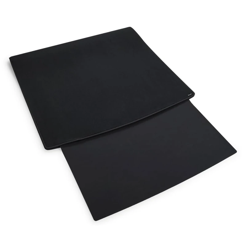 Volkswagen Trunk Mat Double-Sided Velour/Plastic Outlets, 206.4x100.2 cm, Satin Black, Compatible with VW Golf 8 Variant, Top Position, Original