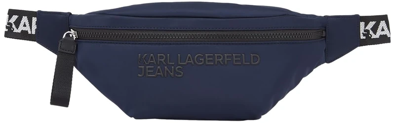 KARL LAGERFELD JEANS, Women's, Essential Nylon Bumbag, Grey, One size